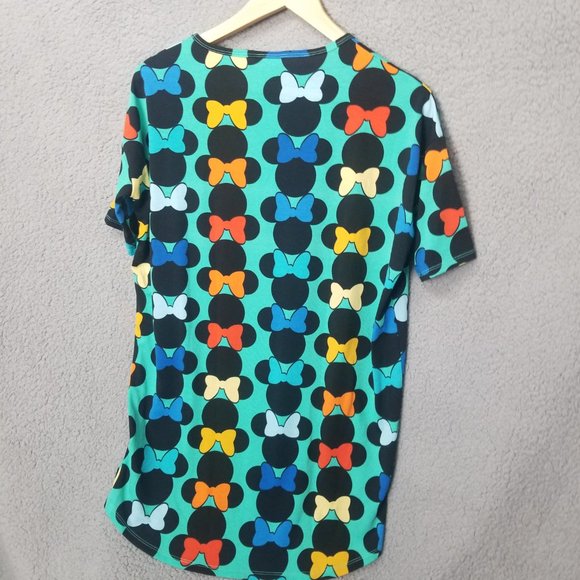 LULAROE Women's Minnie Mouse Head Tunic Top Size XXS - Picture 3 of 7